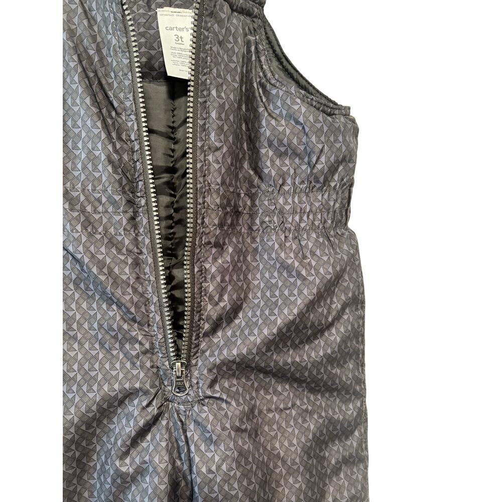 Carter’s Toddler Snow Bib Overalls 3T Insulated Winter Ski Snow Pants Unisex - Picture 4 of 7